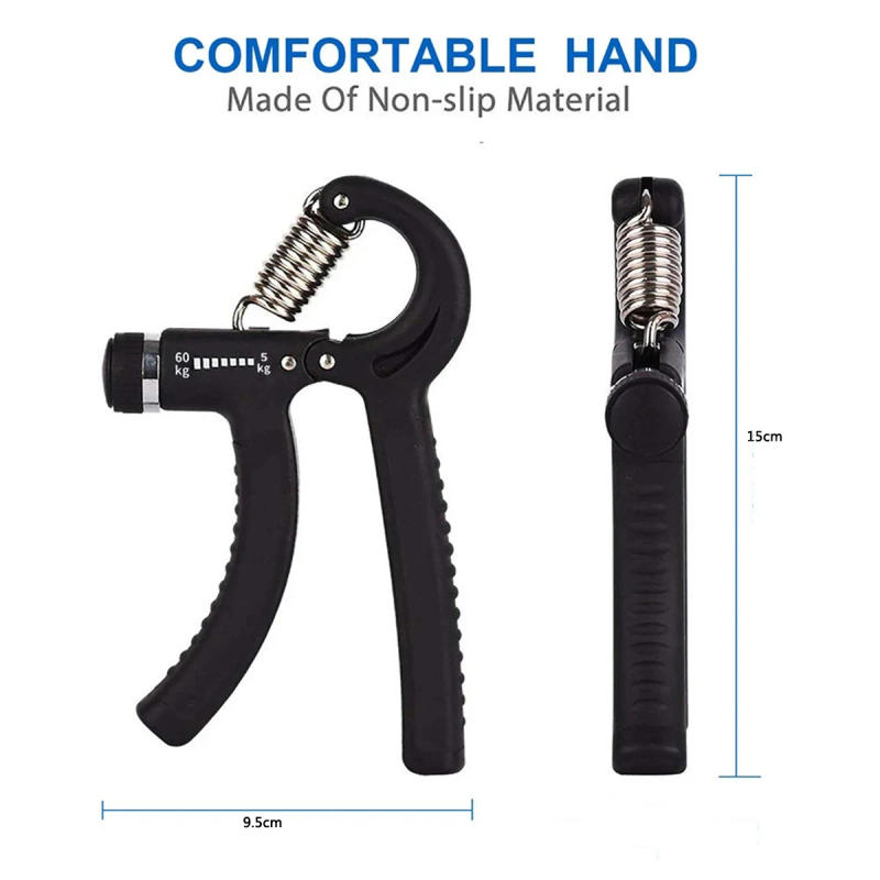 Description Picture 4 of itemHand Grip Gym Fitness Adjustable Count Finger Forearm Strength Muscle Recovery Gripper Exerciser Trainer Rehabilitation Training