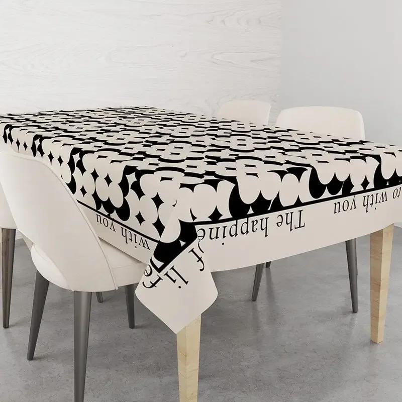 Description Picture 6 of itemtablecloth room living room dining table decoration fabric tablecloth beach towel picnic mat GREY