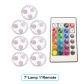 7 lamp 1 remote