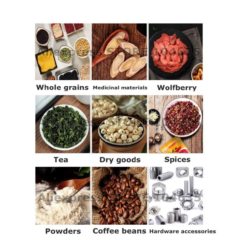 Description Picture 3 of itemParticle Powder Grain Granules Weighing Filling Machine With Foot Pedal 1-30G Semi Automatic Filler Food processor