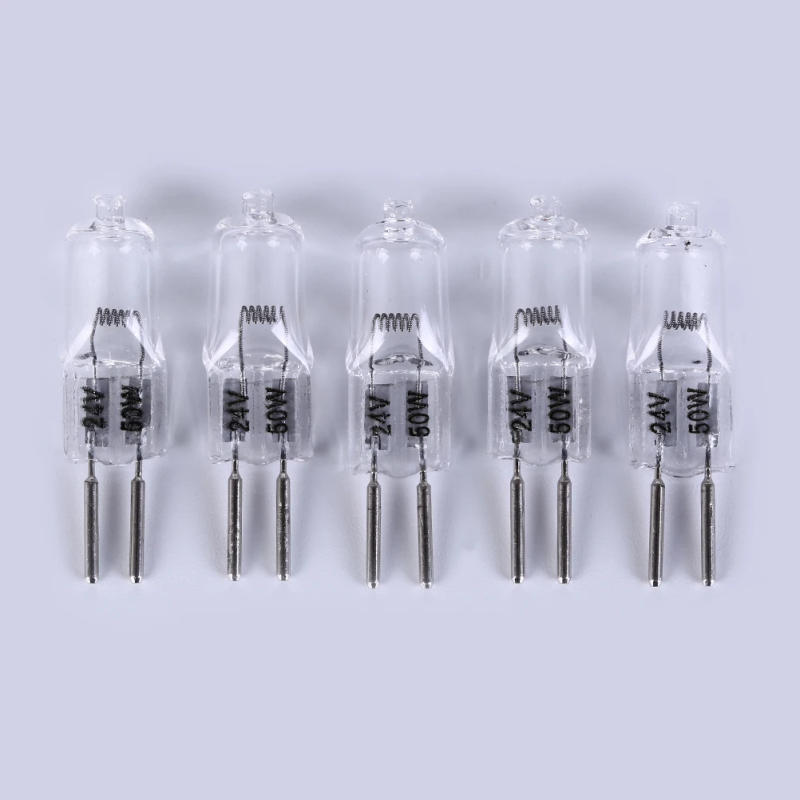 Description Picture 2 of item5Pcs 24V G5.3 35W/50W Base Halogen Bulbs Light Lamp Bulb Machine Tool Work Light Beads Pin Small Bulb