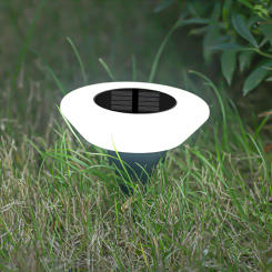 4pcs Solar Ground Lights With 14 LED Warm White Light IP65 Waterproof Outdoor Landscape Solar In-Ground Lamp For Patio Backyard