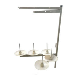 Industrial Steel Sewing Machine 3/5 Spool Thread Stand Holder for Sewing Embroidery Supplies With Heavy Duty Plastic Base