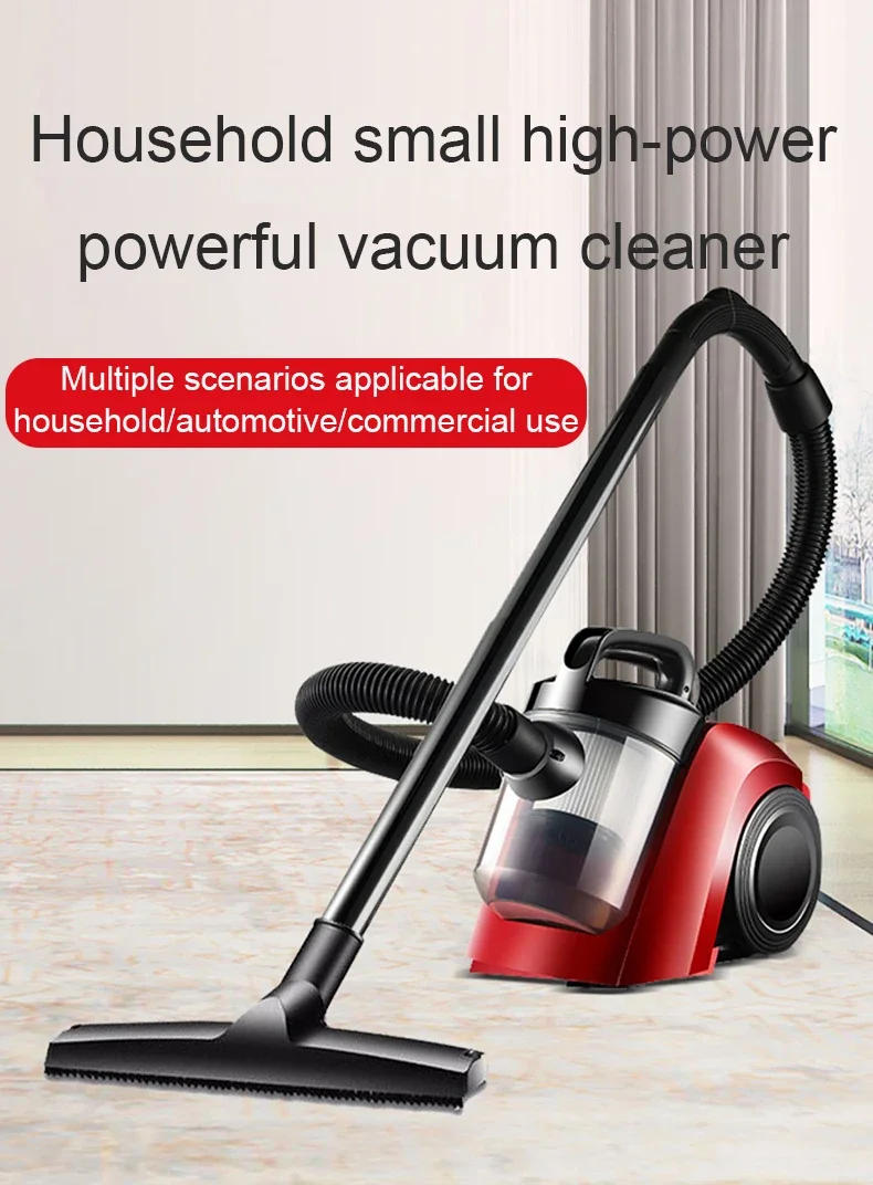 Description Picture 3 of itemJIQI Rod Drag Vacuum Cleaner Handheld Electric Suction Sweeper Machine Carpet Dust Collector Mite Catcher Aspirator Brush Duster