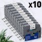 10PK Black on Clear