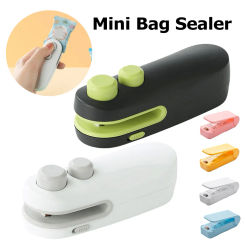 Mini Heat Bag Sealing Machine Package Sealer Bags Food Bag Closure Closure Portable Heat Vacuum Sealer for Food Preservation
