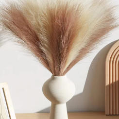 15pcs Artificial Pampas Grass Flower Bouquet For Home Wedding Decoration DIY Party Bedroom Fake Plant Flowers Vase Decor Reed