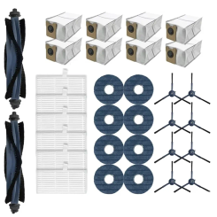A52Q-Spare Vacuum Cleaner Accessories Main Side Brush Filter Mop Cloth Dust Bag Spare Parts
