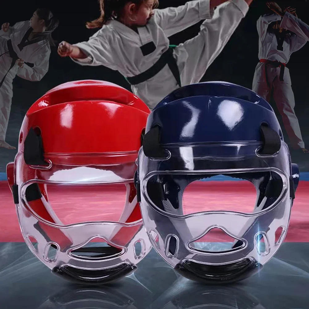 Description Picture 2 of itemProfessional Taekwondo head protector MMA Helmet Muay Thai Boxing Taekwondo Karate Guard Head WTF Kickboxing