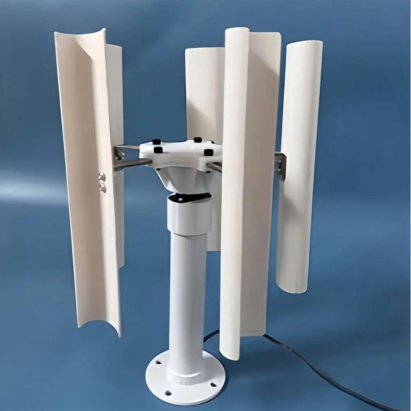 Description Picture 6 of itemPortable vertical axis five blade wind turbine model three-phase permanent magnet generator with gentle wind start