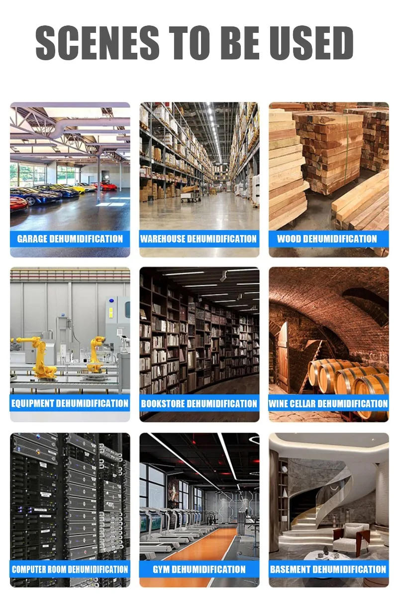 Description Picture 6 of item156L Dehumidifier Industrial 1250W Dehumidifier Basement Warehouse Workshop Dehumidifier Moisture-proof