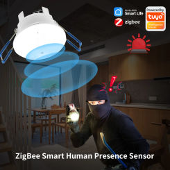 Tuya Smart ZigBee 3.0 Human Presence Sensor Detector Human Body PIR Sensor Radar Detector Microwave Motion Sensors Google Alexa