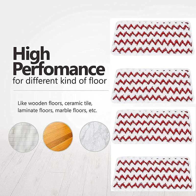 Description Picture 4 of itemFor Vileda Steam XXL Replacement Part Power Pad Steam Cleaner Accessories Washable Mop Cloth Parts Microfiber Steam Mop Pad