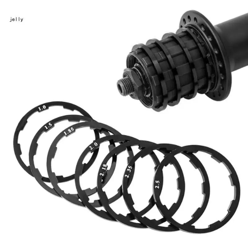 Description Picture 4 of item8Pcs Bike Bottom Bracket Washer Aluminiums Flywheels Hub Spacers Bicycles Low Spacers Washer Bottom Bracket Gaskets 448C