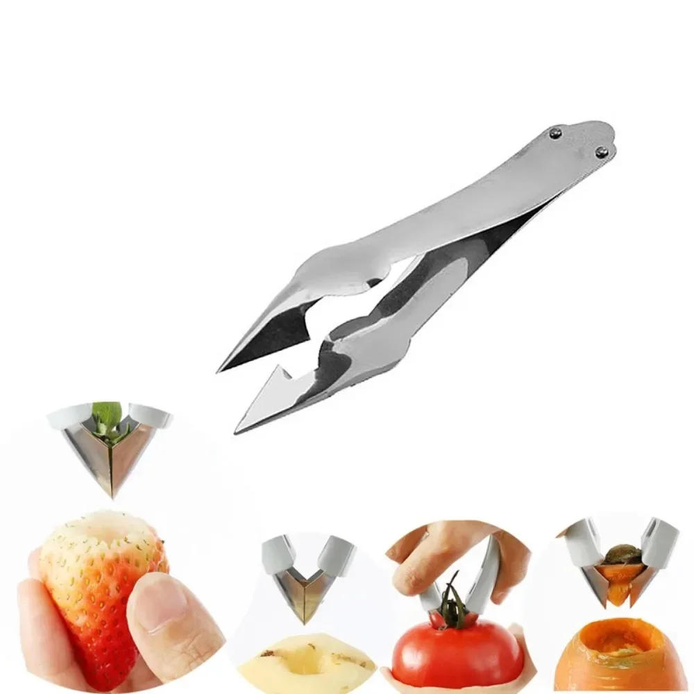 Description Picture 3 of itemStrawberry Peeler Corer Clip Pineapple Cutter Creative Pineapple Eye Peeler Practical Seed Remover Clip Corer Fruit Slicer Clips