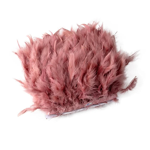 Description Picture 5 of item2M Fluffy Turkey Feathers Trim 10-15cm Marabou Tassel Fringe DIY Wedding Party Dress Stage Clothing Ribbon Juju Hat Decoration