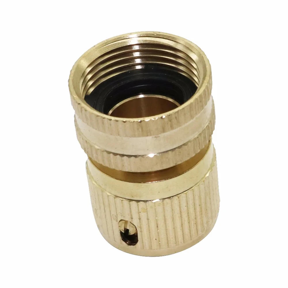 Description Picture 4 of item1 Pcs 3/4 Inch Male Female Thread Copper Quick Connector Garden Water Connection Accessories Car Washing Pipe Fittings