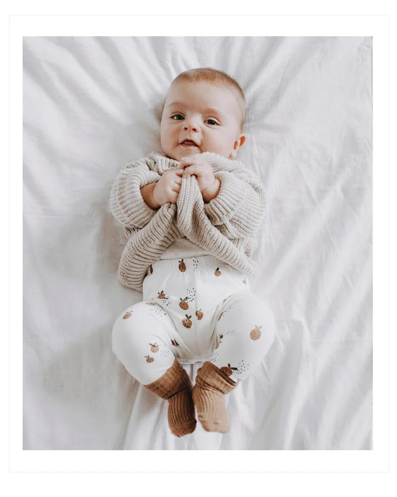 Description Picture 5 of itemINS Spring trousers Autumn Kids Organic Cotton Baby Girls Pants Children Boys Wear Leggings Infant Long Pants