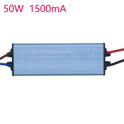 LED 50W Outdoor Waterproof LED driver 85-320V Supply constant current voltage control lighting transformer adapter converter