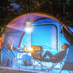 USB Light Bulb Portable LED Camping Light Bulb Hanging Emergency Light for Tent Emergency Fishing Hiking Garden Barbecue