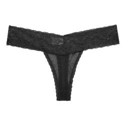 Floral Lace Thong Seamless Panties Solid Color Traceless Briefs Female Lingerie Low Waist Sexy Underpants Ladies