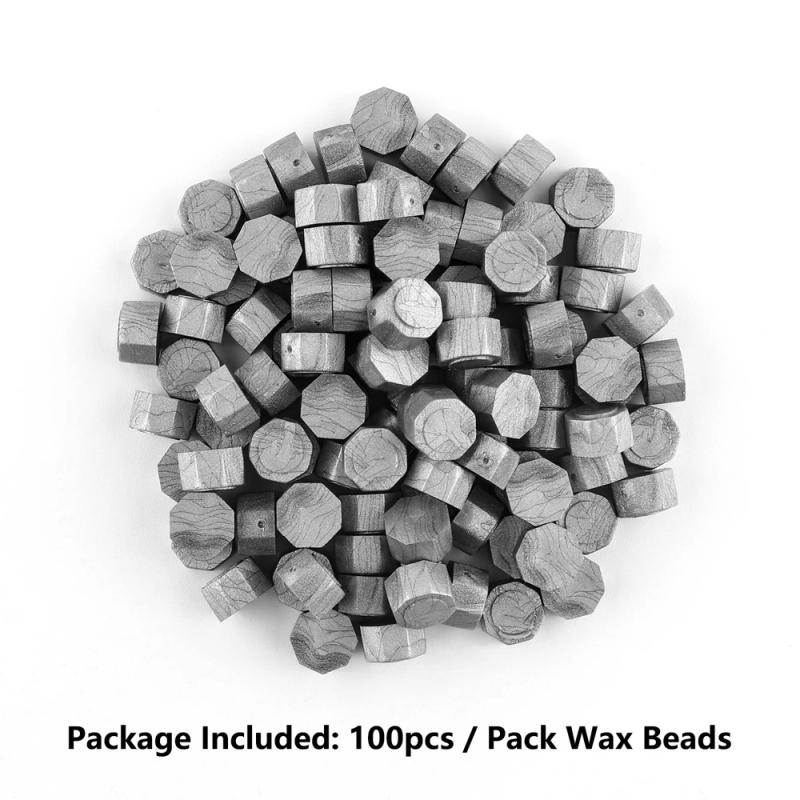 Description Picture 2 of itemBest Wishes Wax Seal Stamp Set white Sealing Wax Beads Kit for Wedding Wax Seal Stamp Scrapbooking Craft Card Making Supplies