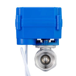 DN15 1/2" stainless steel Two Way Electric Ball Valve DC5V DC12V DC24V AC220V CR01 CR02 CR03 CR04 CR05 motorized valve for water