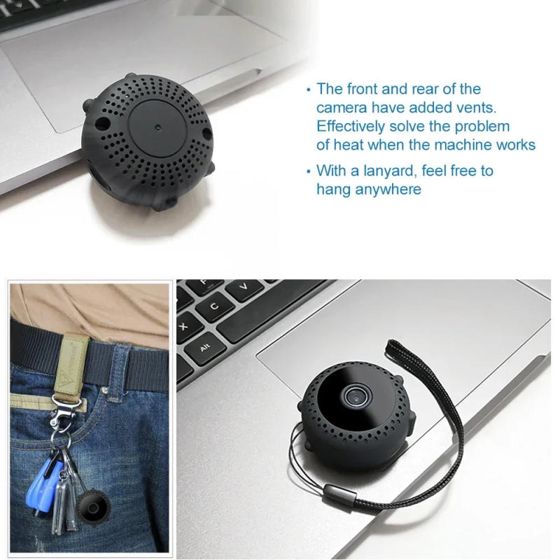 Description Picture 4 of itemWifi Mini Camera 4K 1080p HD Wireless Smart Home Device Cam Espion Invisible Night Vision Camcorder Motion Detect Remote Monitor