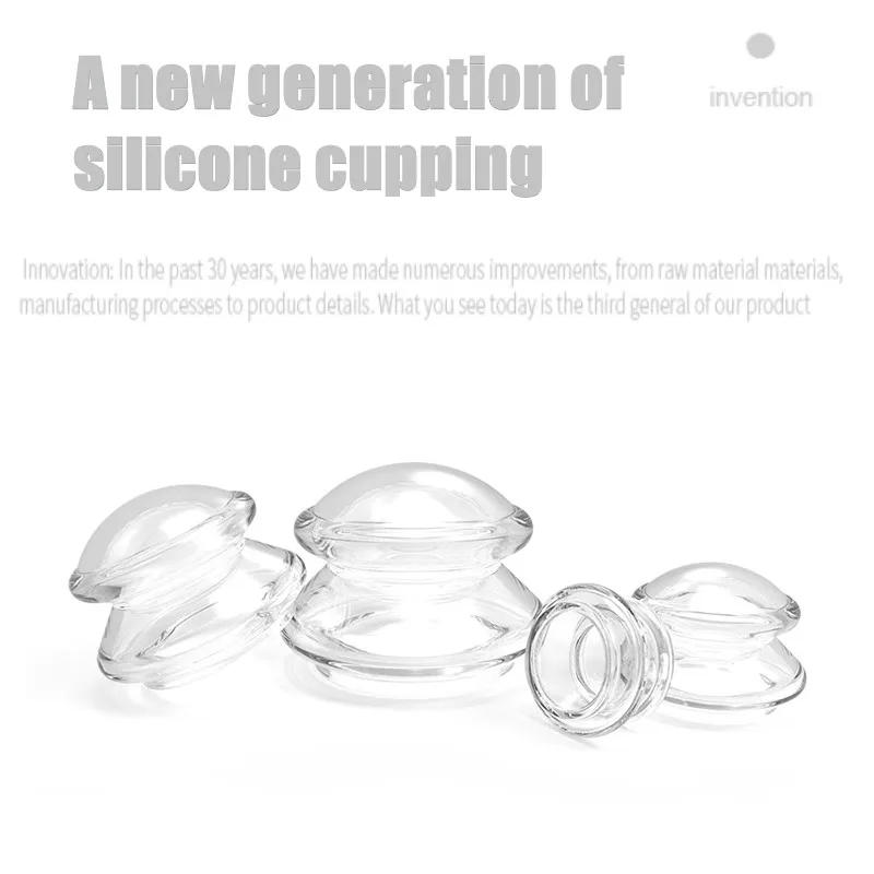 Description Picture 2 of itemSilicone Vacuum Cupping Set Massage Body Cups Back Gua Sha Ventosas Suction Cup Anti-Cellulite Skin Lift Physiotherapy Jars Slim