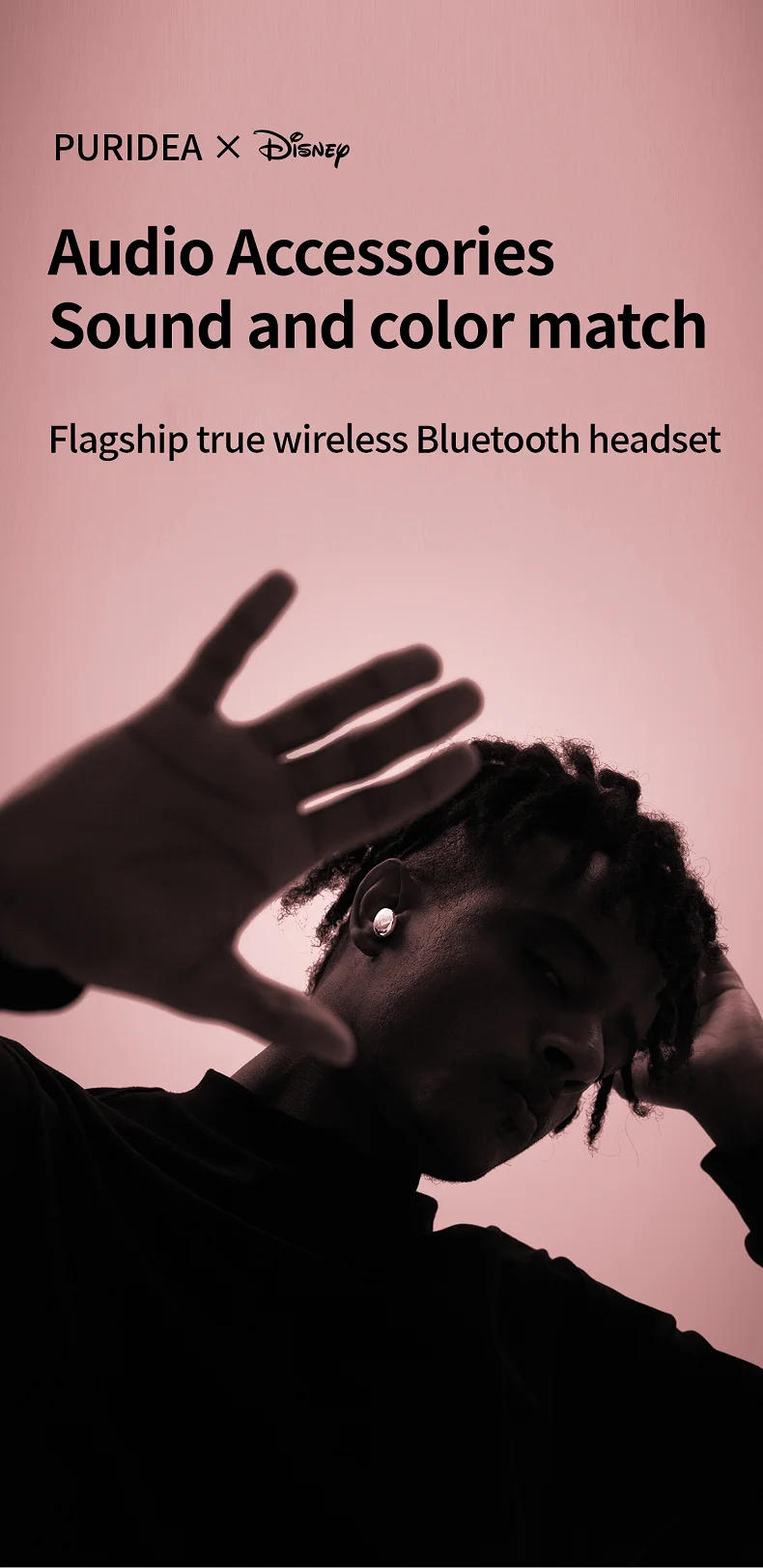 Description Picture 2 of itemNew Iconic Brand T01 Earphones Bluetooth Wireless Mickey Head Highly Stylish HIFI Stereo Earbuds Noise Reduction Long Battery Life