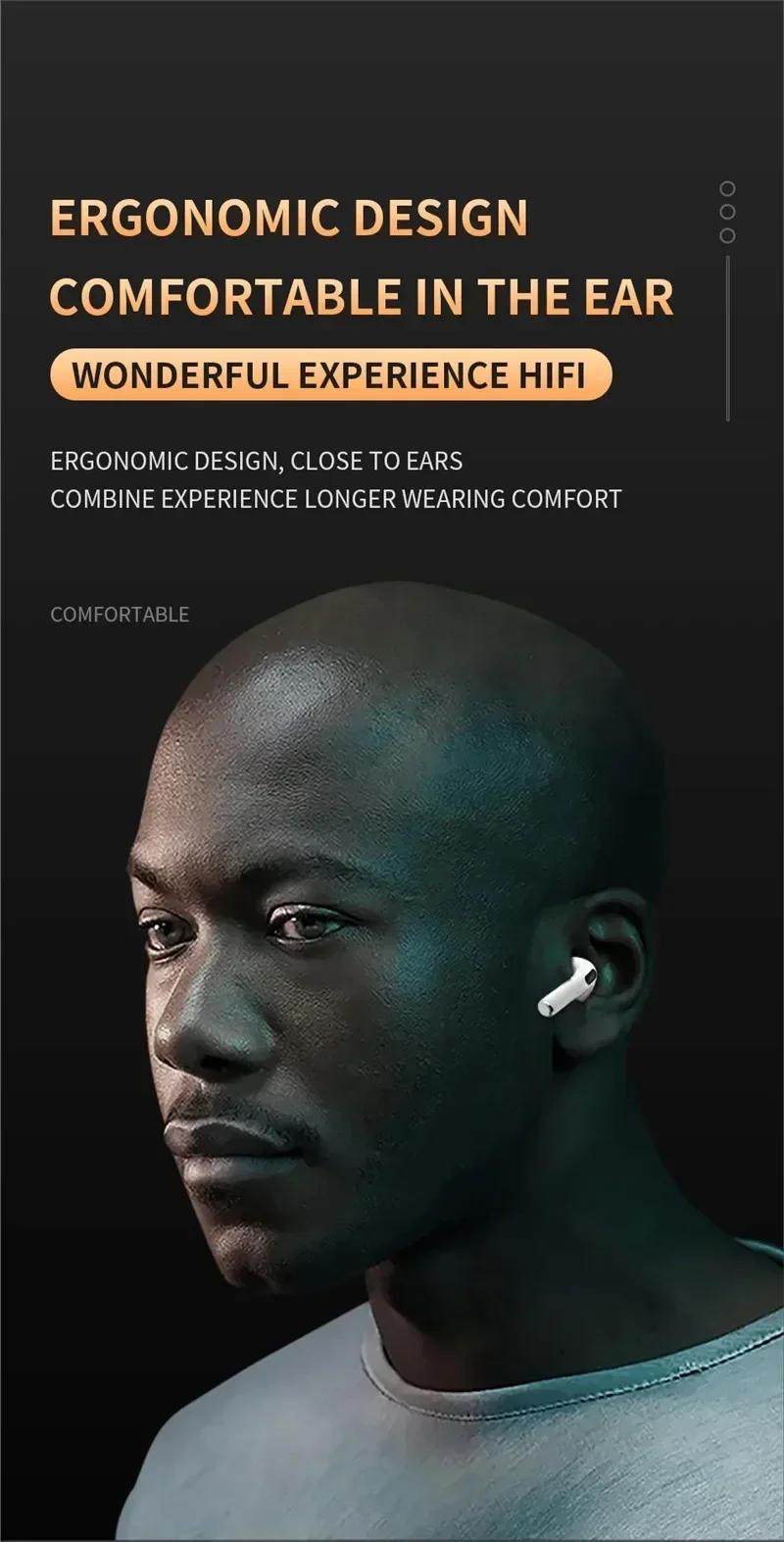 Description Picture 5 of itemTWS Bluetooth 5.0 Earphones Wireless Earphones Mini Mic Earphones Music Earphones for iOS Android Running Games in Ear Earphones