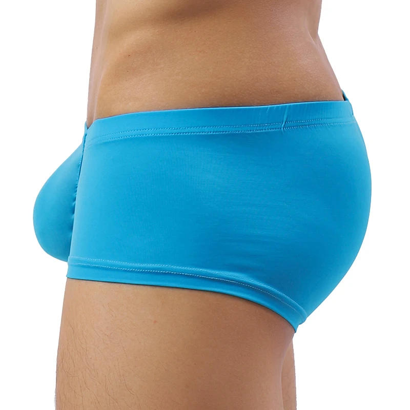 Description Picture 6 of itemMen's Panties Ice Silk Male Underwear Boxer Breathable Solid Color Ultra Thin Quick Drying Boxers Man