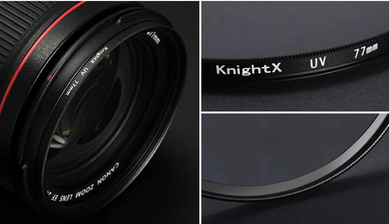 Description Picture 3 of itemKnightX 49 52 55 58 62 67 72 77mm UV Digital Filter Lens for Canon Nikon Sony DSLR SLR Camera Protector Photo D5300 2000D