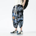 Streetwear Men's Harem Pants Vintage Summer Casual Oversize Cross Pants Male Harajuku Men Woman Jogger Sweatpants Big  Size 5XL