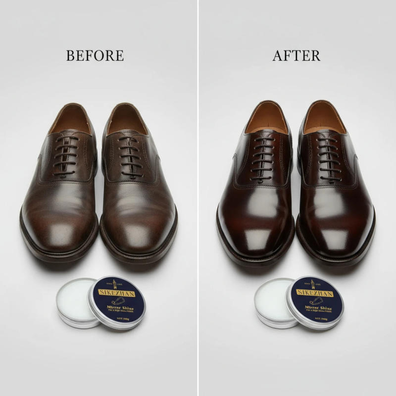 Description Picture 5 of itemLuxury Leather Shoe Polish Cream â€“ Mirror Shine, High Gloss Finish, Premium Shoe Care for Dress Shoes and Boots