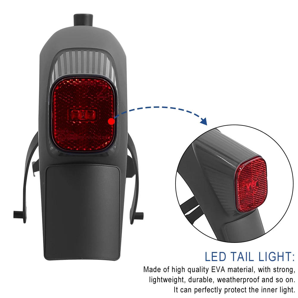 Description Picture 4 of itemOriginal Rear Fender With Support Taillight for Segway Ninebot E2 PRO Electric Scooter Rear  Mudguard Set Parts