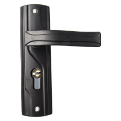 1pcs Door Handle Lock Keys Set Bedroom Set Silent Bearing Black Large Knob Manganese Steel For Livingroom Hardware