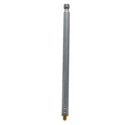 13.6" 345mm FM Radio TV Telescopic Whip Antenna Aerial Silver Tone