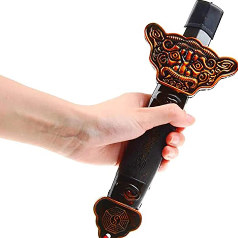 Description Picture 2 of itemChinese Tai Chi Sword Retractable Sword Outdoor Sports Toy Classic Tassel Sword Performance Carving Prop Decoration Accessories