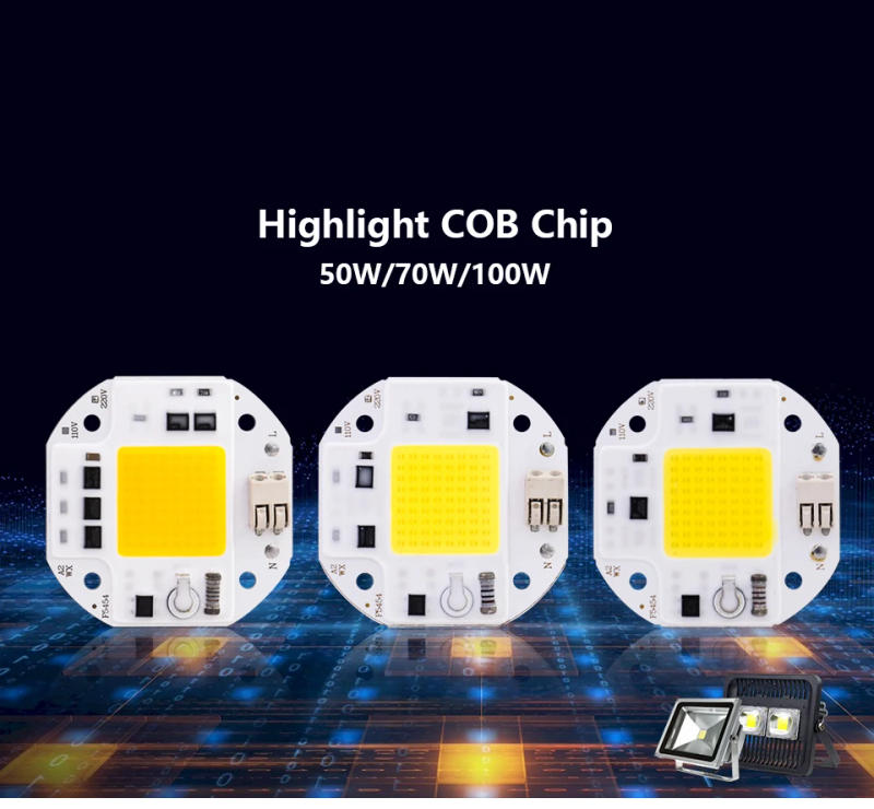 Description Picture 2 of item10Pcs 110V 220V High Power 50W 70W 100W COB LED Chip For Spotlight Floodlight No Need Driver LED Lamp DIY Lighting LED COB Chip