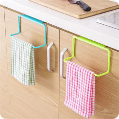 1 Piece Bathroom Hanging Towel Rack Over Cabinet Door Hanging Suitable For Bathrooms Practical Towel Bar Bathroom Accessories