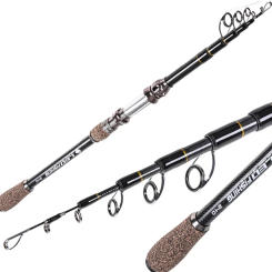 Telescopic Carbon Fiber Sea Fishing Lure Rod 1.8m 2.1m 2.4m  Long-distance Casting Rods Carp Spinning Lure Pole