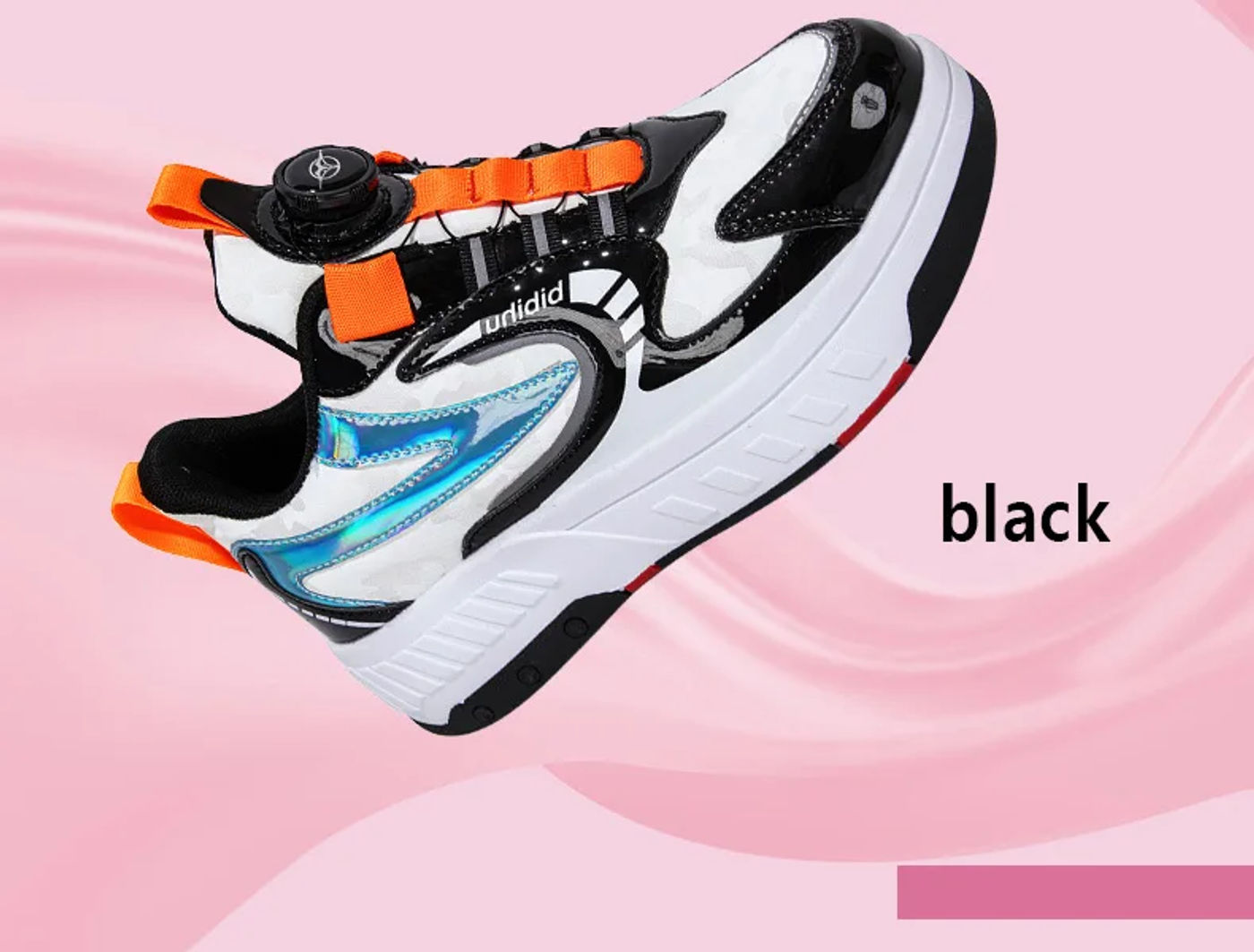 Description Picture 6 of itemChildren Junior Child Roller Skate Shoes Kids Sneakers 2024 Boys Girls Gifts Wheels Shoes Adult Casual Outdoors Sports Shoes
