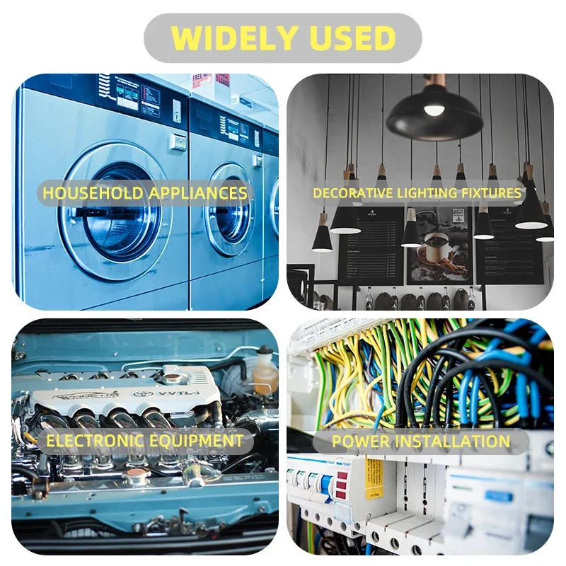 Description Picture 6 of item1/2/5m 2 3 4 5 Cores Transparent Power Cord 28/26/24/22/20/18/16AWG PVC Insulation Tinned Copper Cable LED Light Electronic Wire