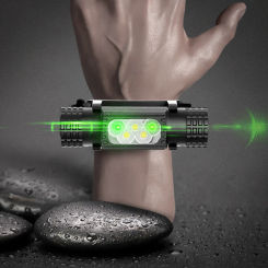 white Green LED Portable Light Wristlight Strap Night Cycling Running Fishing Lamp Wrist Band Bracelet TypeC Wristlamp Flashlamp