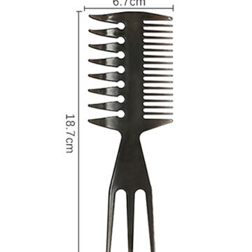 New Styling Hairdressing Men Women Beauty Salon Hair Hairdressing Black Plastic Brush Combs Hairbrush Modelling Designs Tools