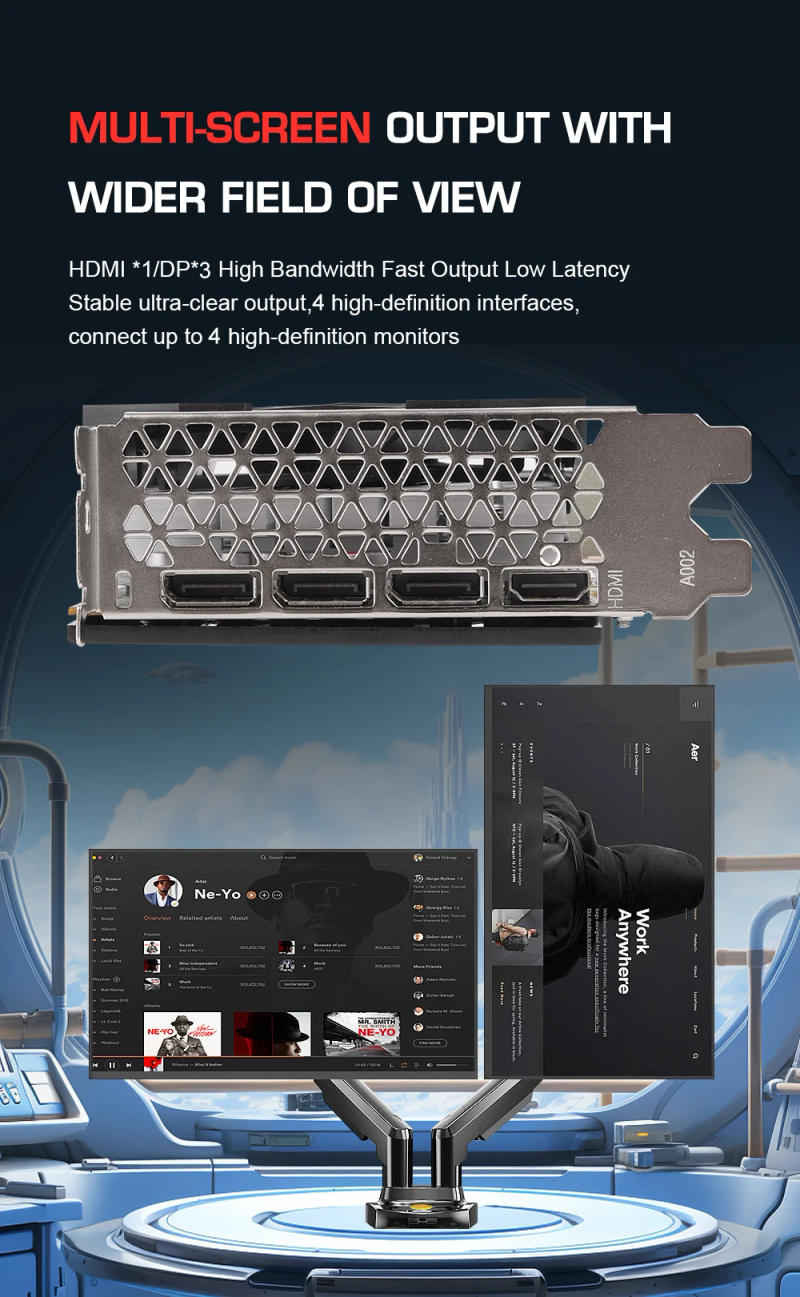 Description Picture 5 of itemGAME REVOLUTION AMD RX 580 8GB GDDR5 256bit Black GPU Desk Computer Gaming Graphics Card