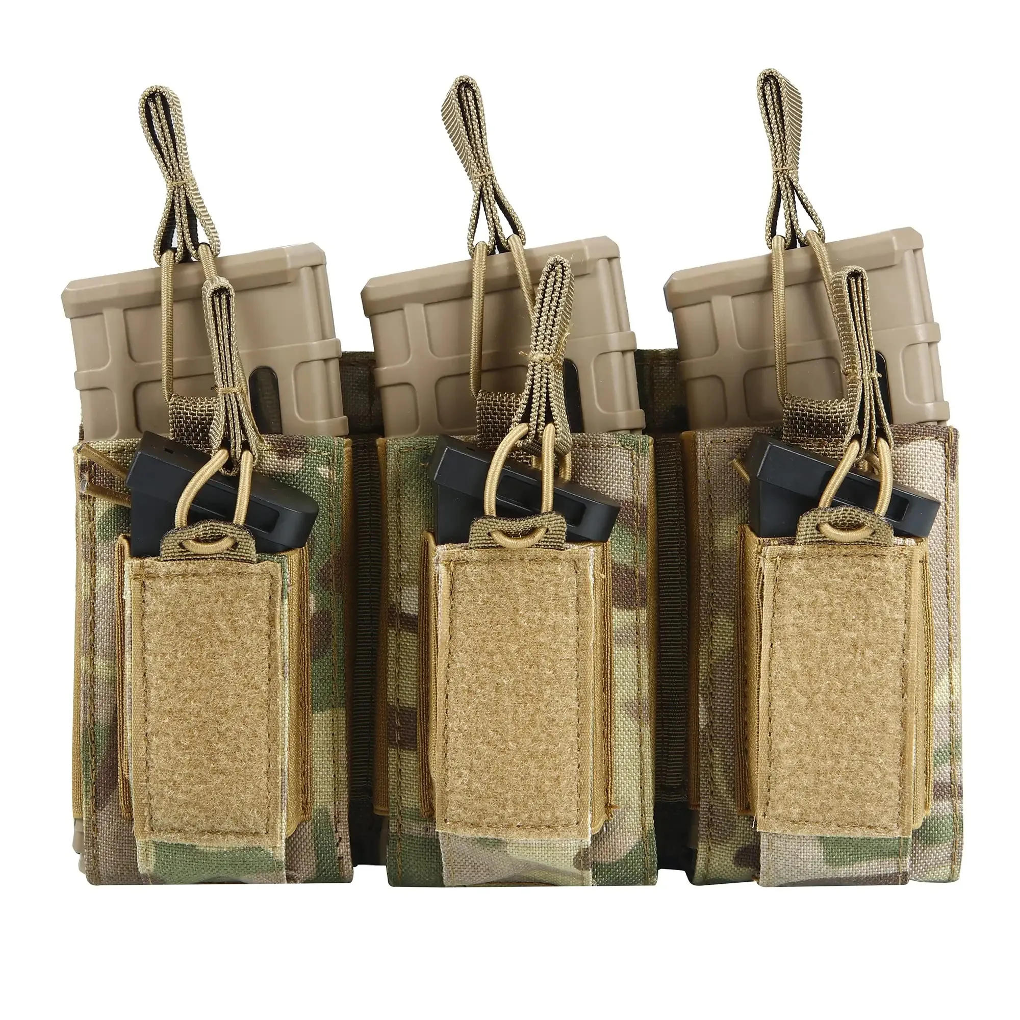 Description Picture 2 of itemTriple Mag Pouch Open-Top Mag Pouches Magazine Pouches for M4 M16 AK Molle Backpack Hunting Gear