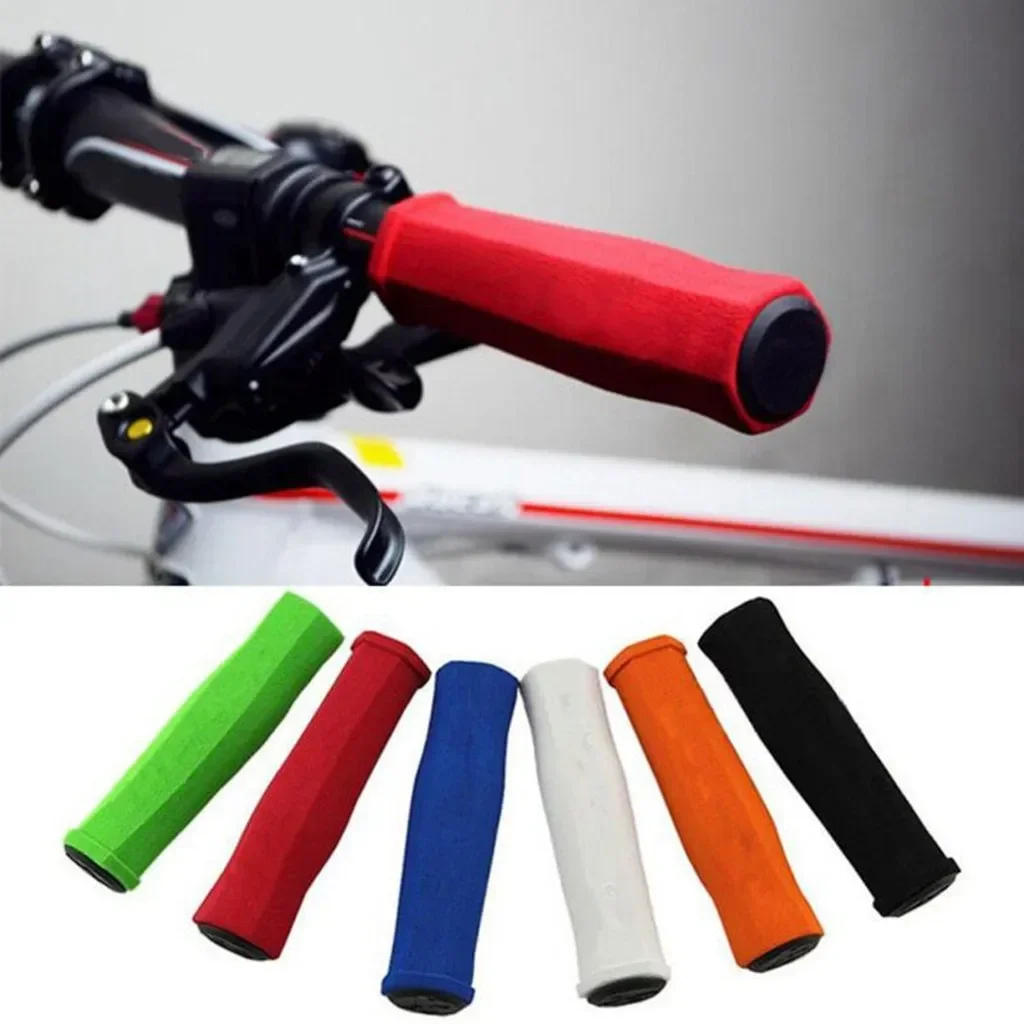 Description Picture 2 of item2Pcs Foam Silicone Sponge Bicycle Handlebar Gear Grip Mtb Bike High Density Ultralight Handle Bar Anti-skid Bike Parts