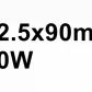 32.5x90mm 10W
